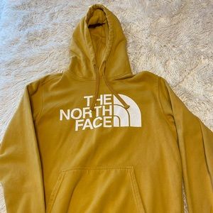 Cute Yellow North Face Hoodie Medium